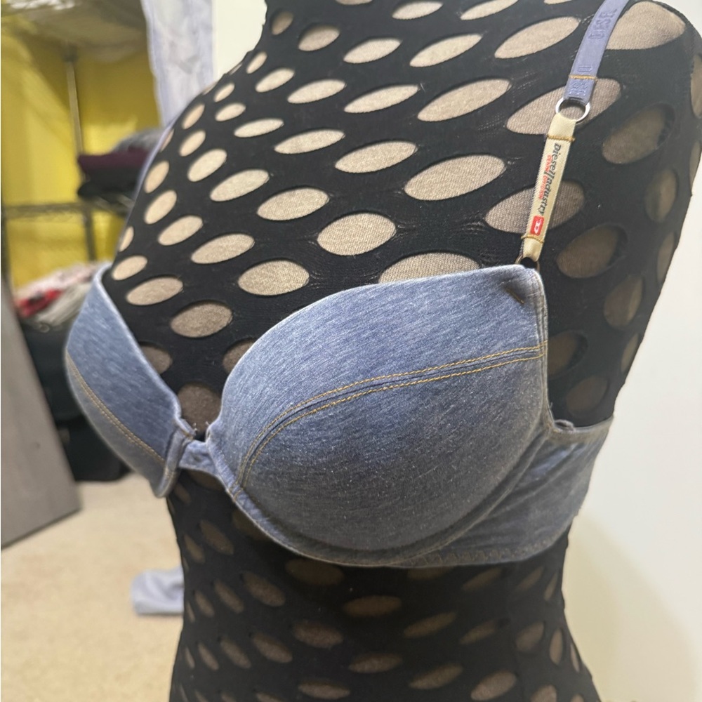 Diesel Denim Blue Bra